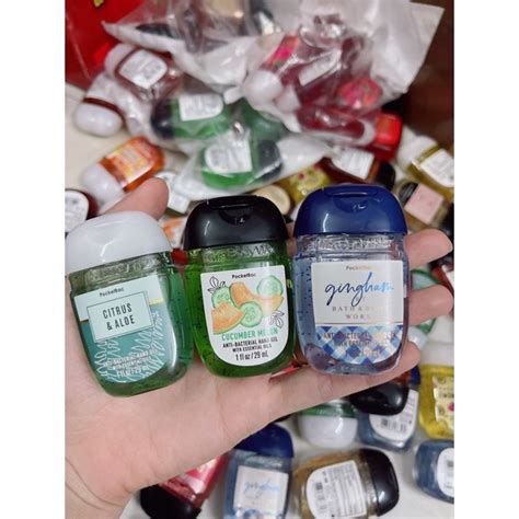 Set 3 chai gel rửa tay khô BBW của mỹ chọn mùi Shopee Việt Nam