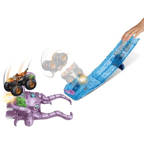Hot Wheels Monster Trucks Zestaw Kaskaderski Gyl Gyl Asplaneta Pl