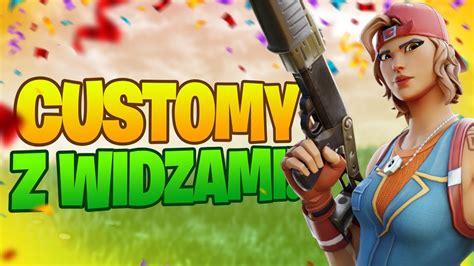 Live Fortnite Plgry I Customy Z Widzamitop Model Chowany Sajmon Late