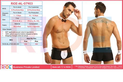 Men Lycra Brief At Piece Sexy Lingerie For Men In New Delhi ID