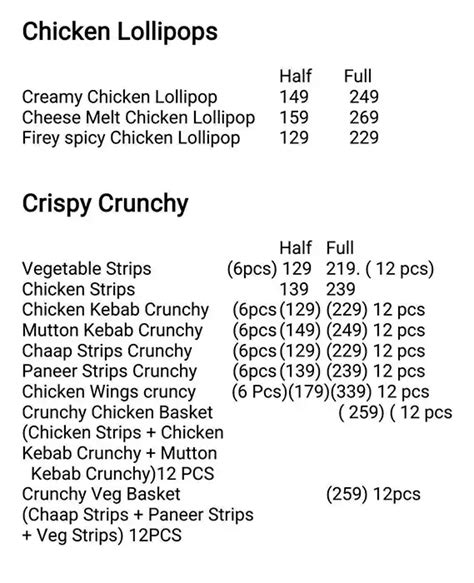 Menu At Fresh Juice Gurugram