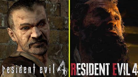 Resident Evil 4 Remake Vs Original Remastered Early Graphics