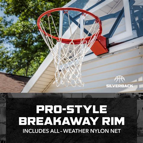 Deluxe Breakaway Basketball Hoop Rim - Silverback Rim – Goalrilla