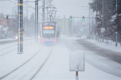 Bus Service Suspended, Only Light Rail Forging On As Seattle Area
