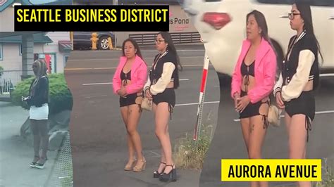 Seattle Districts Business Prostitution Aurora Avenue K Bus View