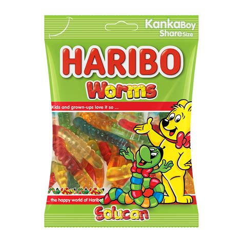 Haribo Halal Würmer -80 g - Orient Food
