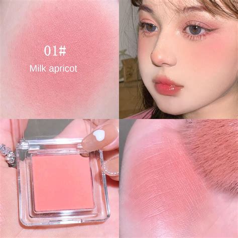 Monochrome Blush Net Red Rouge Matte Nude High Gloss For Natural Radiance Shopee Malaysia