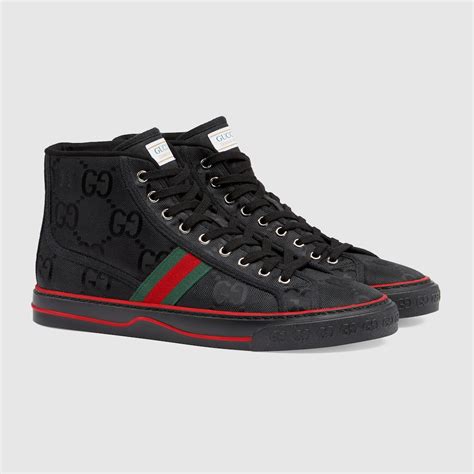 Sneaker High Top Gucci Off The Grid Para Hombre Ingg Econyl® Negra Gucci® Mx