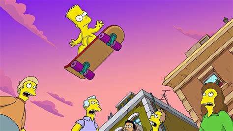 bart simpson is skating flying high hd movies Wallpapers | HD ...