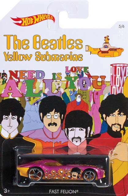 Beatles Hot Wheels Th Anniversary Collection The Beatles