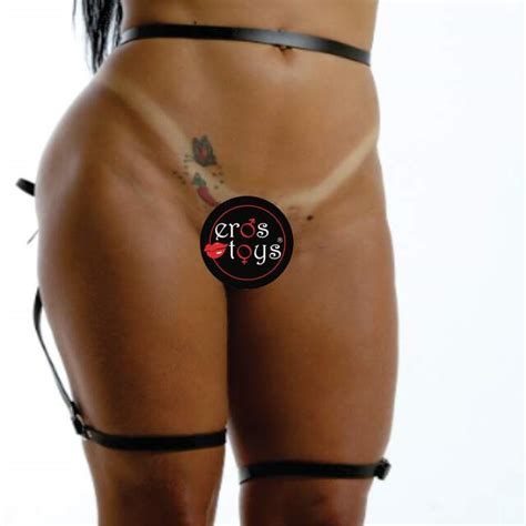 Harness Cinto de Couro Lacinho Eros Lolla Sex Shop Online Tudo para Saúde e Bem estar Sexual