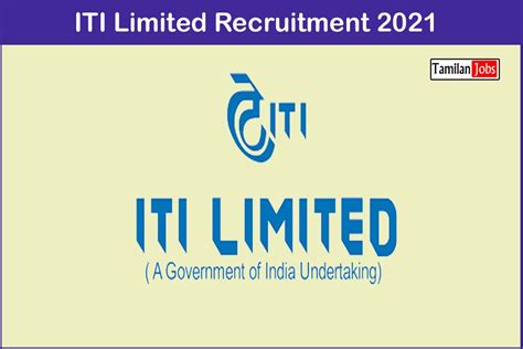 Iti Limited Recruitment Out Apply Engineering Diploma Holders