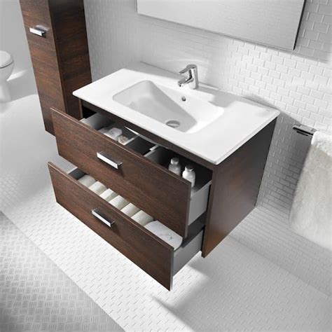 Roca Victoria Basic Wall Hung Vanity Unit Basin Bathroom Planet