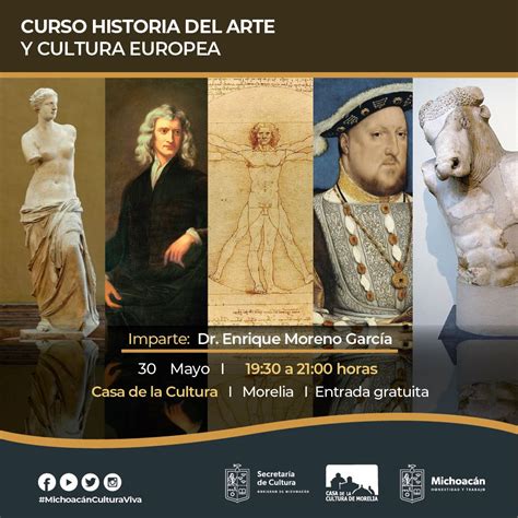 Cultura Promueve Secum Curso De Historia Del Arte Y Cultura Europea En Morelia