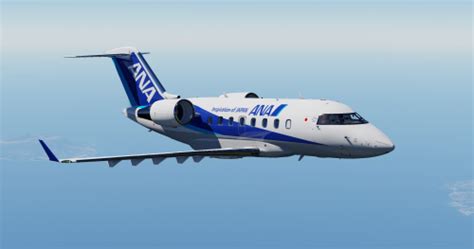All Nippon Airways Fictional Hot Start Challenger 650 Hot Start Challenger 650 X Pilot