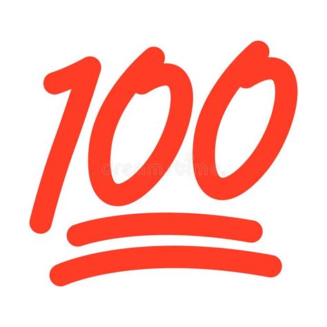 100 Percent Emoji Stock Illustrations – 21 100 Percent Emoji Stock ...