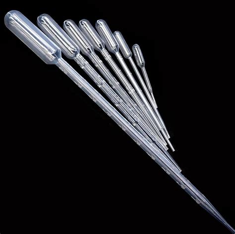 10 Pack 10ml Graduated Plastic Transfer Pipettes For Lip Gloss