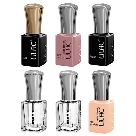 Kit Oja Semipermanenta Lilac Nude Oje Nr EMAG Ro