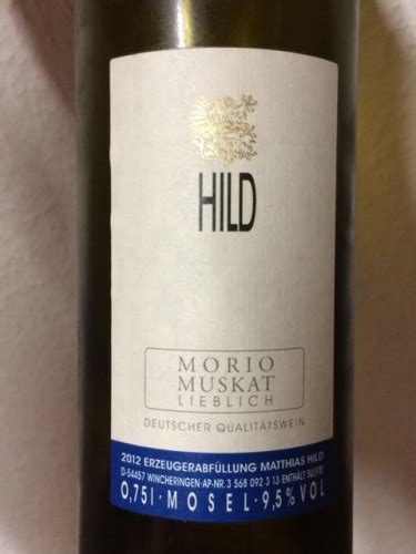 Hild Morio Muskat Lieblich Vivino US