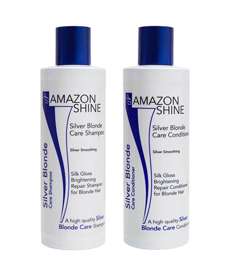 Silver Blonde Shampoo Conditioner Package Vegan Amazon Shine