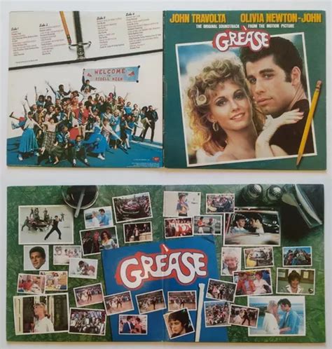 Grease Lp Imp Duplo Usado John Travolta Olivia Newton John Mercadolivre