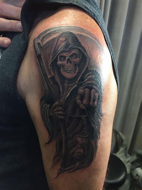 Small Grim Reaper Tattoo Bellbool