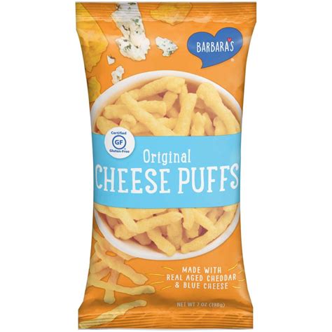 barbaras original cheese puffs cheddar puff kids snack   real