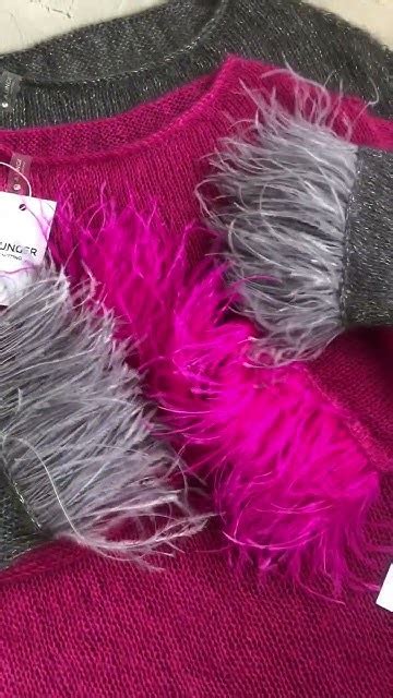 Джемпер с перьями из мохера, ручная работа. Под заказ от 6000р - YouTube