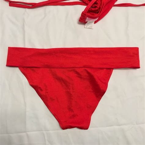 Dreamgirl Swim Dreamgirl Swimwear Ml Lined Swim Dance Bikini Red Poshmark