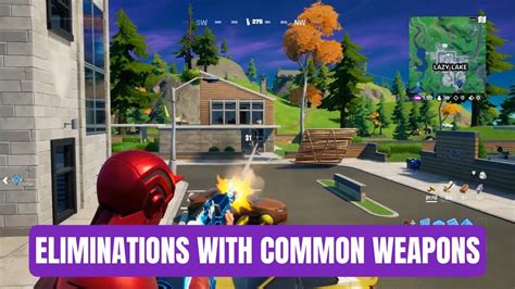 Eliminations With Common Weapons Epic Quest Guide Fortnite Week