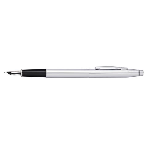 Cross Classic Century Lustrous Chrome Fountain Pen Life Pen Company