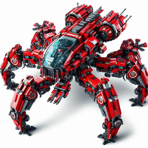 Lego Space Fire Fighter Spider Mech 2 by Jesse220 on DeviantArt