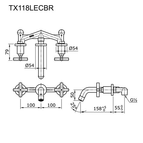 fitting bathroom fittings lavatory faucet txlecbr