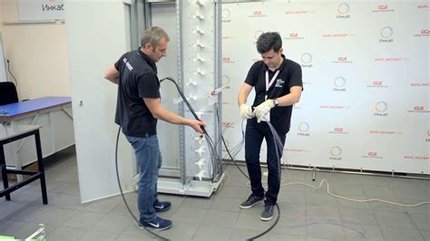 Монтаж кросса высокой плотности ВОКС-Ф - YouTube