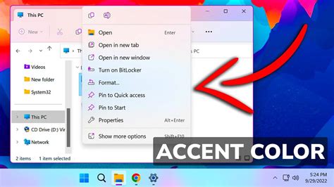 How To Enable Accent Color For File Explorer In Windows 11 Youtube