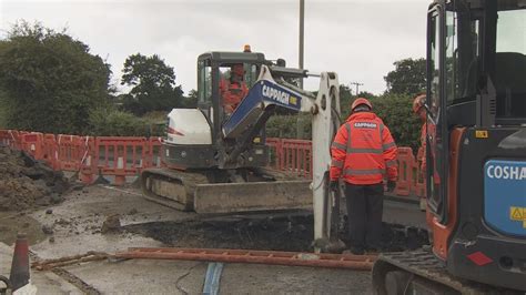 Burst water main causes major disruption on Hayling Island, with roads