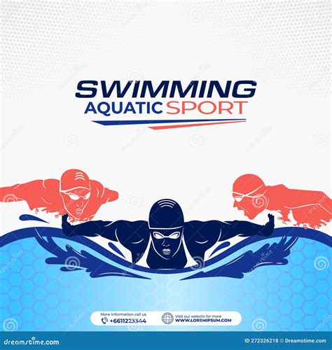 Swimming Sport Illustration Vector Swimming Background For Banner