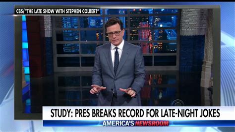 Late Night Hosts Break Records With Trump Jokes Fox News Video