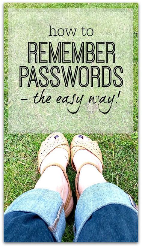 How To Remember Passwords Easy Way You Can T Forget Artofit