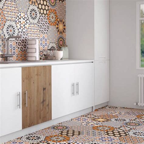 Марокканская плитка на кухне в скандинавском стиле (79 фото) - красивые ...