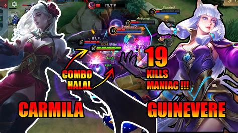 Kills Maniac Gameplay Top Global Guinevere Youtube