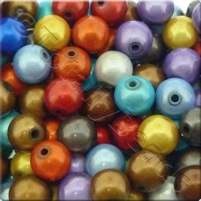 Miracle Beads 8mm Round Mixed Colour Craft Hobby Jewellery