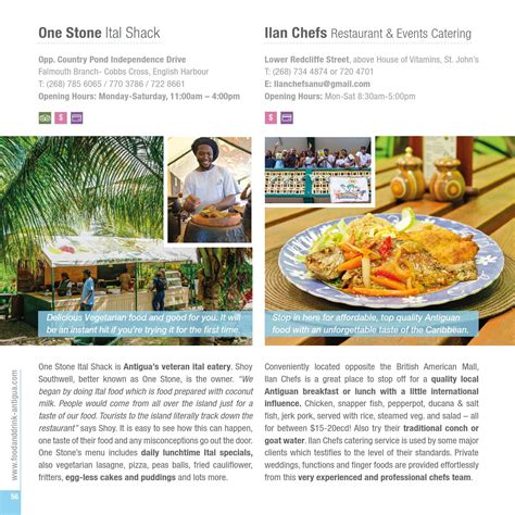 Antigua & Barbuda Food & Drink Guide 2016 by Leeward Consultants - Issuu