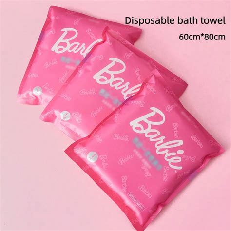 Miniso Miniso Barbie Shiny Series Travel Set Disposable Bath Towel