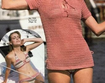 Bikini And Cover Up Crochet Pattern Pdf Etsy