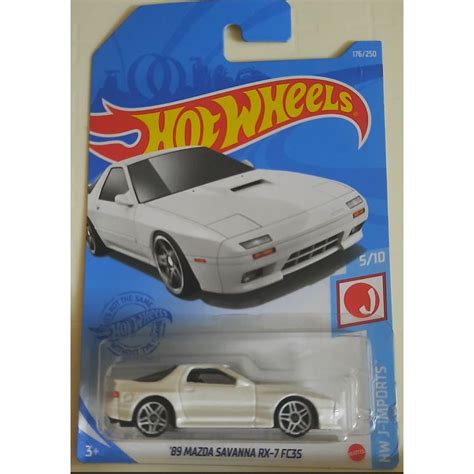Hot Wheels Mazda Savanna Rx Fc S White Shopee Malaysia