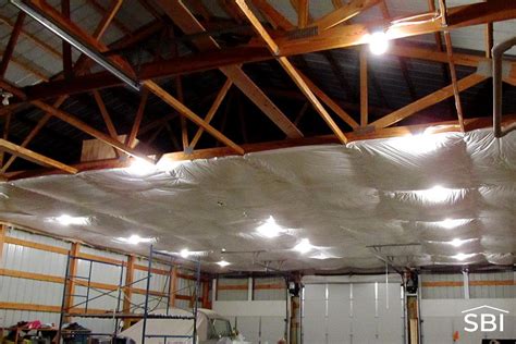 Pole Barn Ceiling Insulation Installation Shelly Lighting