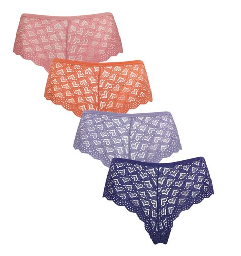 Sexy Cheeky Panties For Women Lace Criss Cross Back Bikini Underwear Pack Shop Today Get It