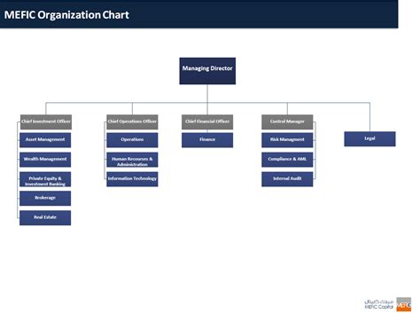 Organization Chart Middle East Financial Investment Company