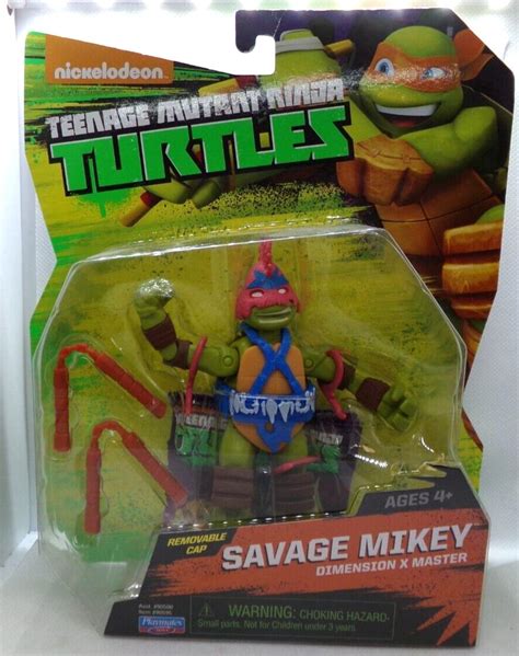 Savage Mikey TMNT Nickelodeon Figure Playmates 121322DMT8 | #4650772490